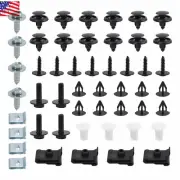 Fit Toyota Lexus 50PCS Under Engine Cover Clips Underbody Mudguard Shield Screw