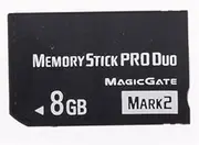 High Speed 8GB Memeory Stick Pro Duo (Mark2) PSP Memory Card Compatible with SONY PSP1000 2000 3000 Camera Memory Card