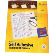 4 Pack Avery Self Adhesive Self Adhesive Laminating Sheets, 2 Ct