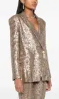 PATRIZIA PEPE BLAZER GOLD SEQUINS 8S0479/A374-Y448 Size 40 IT