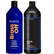 Matrix Brass Off Blue Toning Shampoo & Conditioner Duo