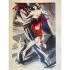 "Tango" Genuine Lithograph on Fine Art Paper by Ana Maria Laurent