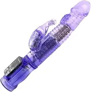 9 Inch Realistic Rabbit Vibrator Dildo G-Spot Clitoris Massager Female Sex Toy. Rechargeable Big Stick Adult Sex Toy Female Vibrator, Adult Sex Toy (Purple)