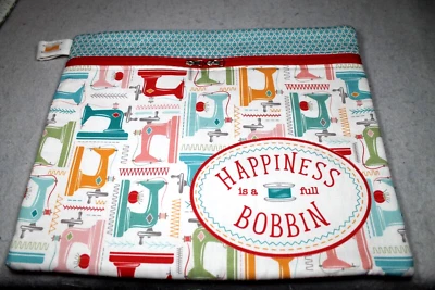 Craft Organizing Bag Quilting Lori Holt Sewing Machine Zipper Bag 13.5 x 11