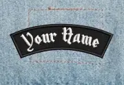 Custom Name Patch Iron/sew On |Custom Name Badge In Motörhead Metal Band Font