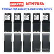 10PC 5100mAh NTN7034 High Capacity IMPRES Battery for Motorola APX7000 APX8000