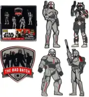 Star Wars Bad Batch Enamel 5 Pin Boxed Set Exclusive