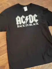 AC DC Black Men's T-Shit NEW with Tags slightly damaged, see photos