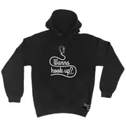 Rock Climbing Aa Wanna Hook Up - Funny Novelty Hoodies Hoodie