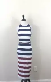 Ted Baker Womens Dress London Yuni Striped Bodycon Size 0-2 NWT Retail $195