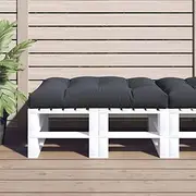 Pallet Cushion Anthracite, 120x80x12cm Fabric - Outdoor Seat Pillows for Patio Furniture, Chair, Waterproof Replacement Cushions, Sofa, Set