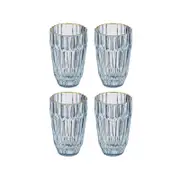 Tempa Amara Set of 4 Highball Tumbler Blue