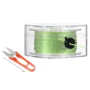 55Yard Flat Stretchy Bracelet String 0.8mm Elastic Beading Cord Light Green