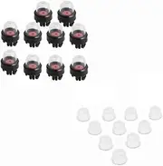 10Pcs/5Pcs/2/1Pc Carburetor Oil Bubble Petrol Snap in Primer Fuel Bulb Pump Fit for S R W H Chainsaws(1Pc)