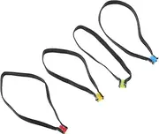 BESPORTBLE 4PCS Fishing Tippet Spool Ring Kit Durable Elastic Line Spooler for Fly Fishing Accessories Beginner Friendly for Anglers