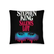 Stephen King's Salem's Lot Book Cover Throw Pillow