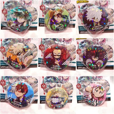 Boku no / My Hero Academia Kiratto Vol 2 Can Badge - Bakugo Shigaraki Dabi Asui