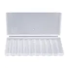 AA AAA Convenient Clear Plastic Battery Storage Box Battery Storage Box