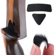 Archery Arrow Rest Adhesive Shelf+Plate for Flat Bow, 2Pcs Leather Silent Plate