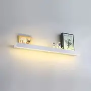 LED Wall Light Warm White Shelf Wall Mount Lighting Fixture Rectangular Indoor Display Shelves Wall Lights Elegant Frosted Acrylic Anti Rust 85-265V