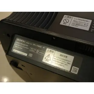 SONY VPL-VW60 1080p Full HD  3 x 0.61 SXRD 液晶投影機