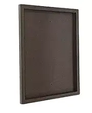 24 Extruded - 24" x 30" (with .080 back), Cast Aluminum, Black, Sign Metal Frame