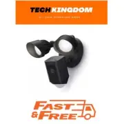 RING Floodlight Camera Wired Plus - Black [B08F63QFMP]