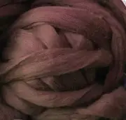 Dark Brown Wool Top Roving