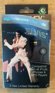 ELVIS PRESLEY In-Ear Buds Headphones iPods iPhones MP3