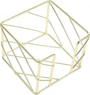 Homoyoyo Gold Hollow Note Holder for Pens Compact Desk Organizer for Home Office Versatile Stylish Accessory Expansive Capacity for Memo Pads Office Supplies