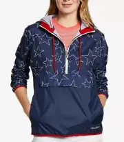 Eddie Bauer Womens Momentum Light UPF Anorak XSmall Dusted Indigo