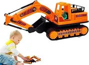Construction Toy Vehicle – Digger Excavator Truck for Kids | Friction Bulldozer Toy for | Mini Engineering Car with Music & Sound, RC Construction Vehicle, Boys Gift Age 1–3
