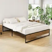 Artiss Metal Bed Frame Double Size 192x139cm OSLO