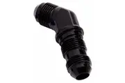 AF837-12BLK - 45 DEG BULKHEAD -12AN