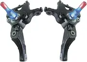 Pair Front Steering Knuckles for Ford 698-199 for Ford Explorer 1998-2001 Ranger 1999-2009 Mercury Mountaineer 1998-2001