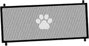 B Baosity Mesh Dog Gate Puppy Fence Gate Indoor Safety Portable Room Divider Dog Gate Pet Fence for Doorway Stair Gate Patio House Hall, Style C