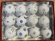 1 DOZEN RARE ~ UNIQUE Callaway Chrome Soft TRUVIS Mix 12 Golf Balls - NEW ~ L196