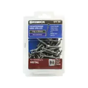 Bremick 10g x 35mm B8 Winged Self Driller Ribbed Head Screws - 50 Pack