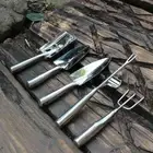 Integrated Weeding Rake Stainless Steel Gardening Hoe Garden Tools Loose Soil