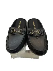 Woman's Flats Anne Klein Carin Mule, Color Black, Size 7.5 M