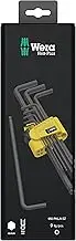 Wera 05133180001 Hex-Plus Imperial 1 SB SiS Hex-Plus Imperial Black Laser 1 SB L-Key Set 9 Pieces, 9 Pieces, MULTI