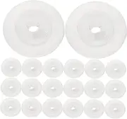 ibasenice 100Pcs Fishing Line Stops Durable Fishing Accessories Easy Install Lure Stoppers Lightweight and Compact for Tackle Boxes and Bags