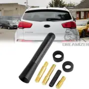 3'' Short Black Carbon Fibier Antenna Aerial Stubby Bee Sting For Kia Sportage (for: Kia)