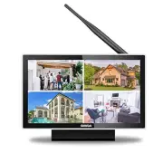 [New] 10-inch monitor integrated NVR OHWOAI wireless security camera compatible