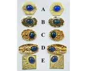 09095.0 - Gold Plated Cufflinks set with Australian 10 x 8 mm Oval Cut Opal