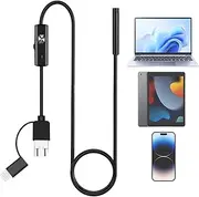 Bright Camera, Light Snake Camera, Scope Camera with Light - IP67 Waterproof Borescope USB Scope Wall Pipe Inspection Drain Cleaning Industrial Tools for Plumbing
