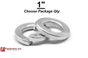 1" Zinc Plated Steel Low Carbon Standard Split Lock Washers (Pick Quantity)