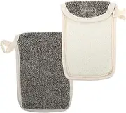 HAPINARY 2 Pack Linen Soap Soap Storage Pouches Foaming Containers Skin-friendly