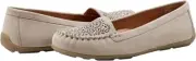 NEW Women's Earth "Carmen" Slip-On Casual Flat Loafers in Beige Size 6 M NIB