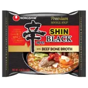 Shin Ramyun Combo 8packs Shin Ramyun BLACK 4 packs+Shin Ramyun Hot Spicy Nood...